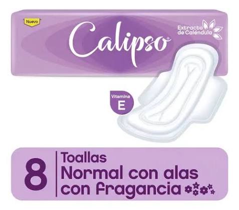 TOALLITAS NOCTURNAS CALIPSO VIOLETAS C/CALENDULA